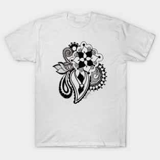 Floral Design T-Shirt